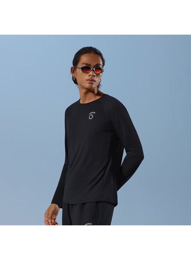 Macondo Original Running Long Sleeve T-shirt 9th Generation Breathable Quick-dry Sweat-resistant Invisible Black Men's 4XL - Image 3