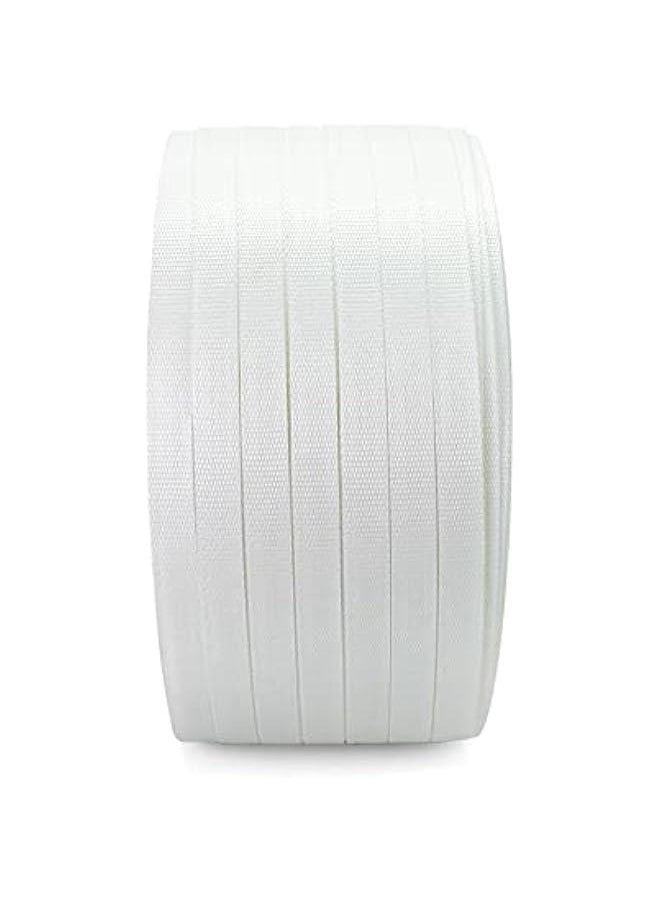 Arabest 3/4 x 1640' Woven Cord Strapping Roll, Heavy Duty Polyethylene Braided Rope Strap Roll, 1830 lb Strong Break Strength 6 x 3 Core, Strength and Flexibility, White  - Image 3