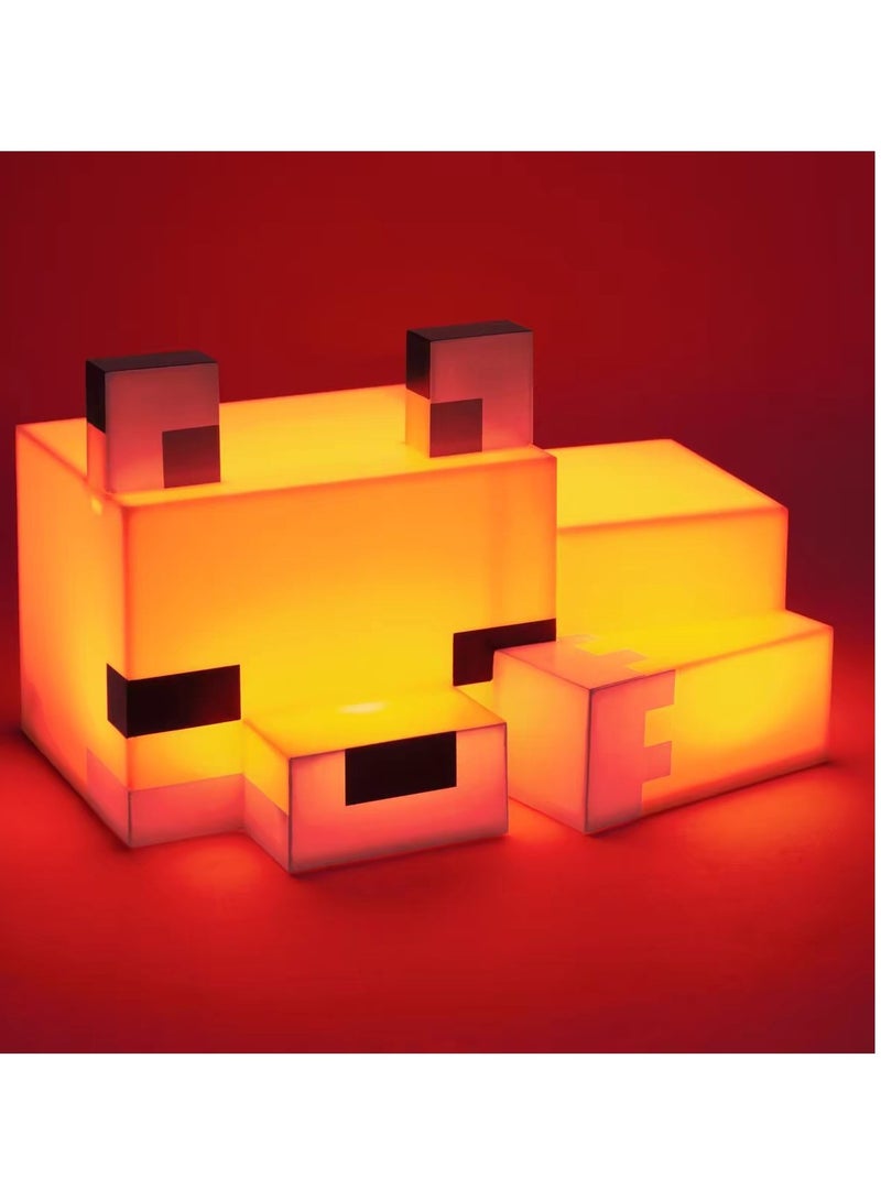 عام ملحقات لعبة ماينكرافت نفس ضوء الليل الثعلب وإضاءة الجو الداخلي هدية عيد ميلاد للأطفال - Image 3
