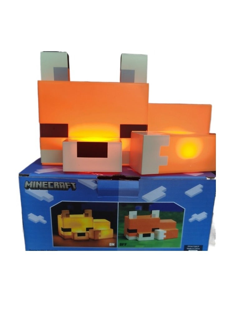 عام ملحقات لعبة ماينكرافت نفس ضوء الليل الثعلب وإضاءة الجو الداخلي هدية عيد ميلاد للأطفال - Image 4