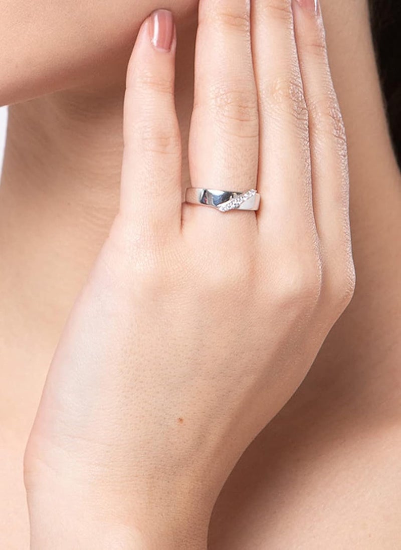 CLARA Pure Real 925 Sterling Silver Adjustable Ring Band | Multiple Design Options | Gift for Women and Girls - Image 4