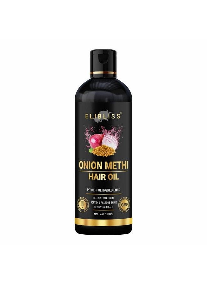 ELIBLISS - Onion Methi(Fenugreek) Hair Oil For Hair Growth And Hair Fall Control 100 Ml - Image 1