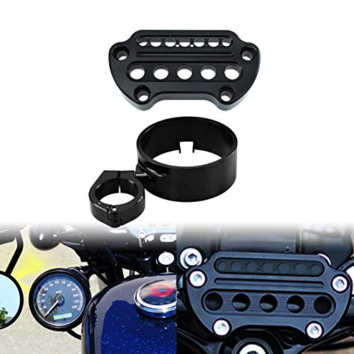 HDBUBALUS Speedometer Side Mount Indicator Handlebar Clamp Fit for Harley Sportster XL883 1200 1993-2020 - Image 1