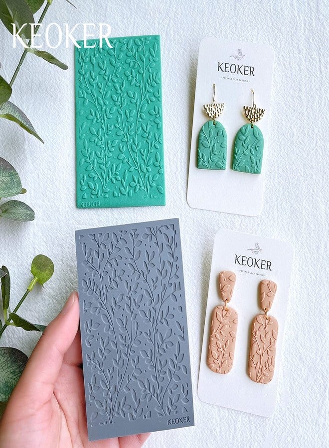 Keoker أوراق قوام البوليمر من كيوكر، حصيرة قوام الطين لصنع الأقراط والمجوهرات، أدوات أقراط الطين البوليمر (رقم 7-8) - Image 3