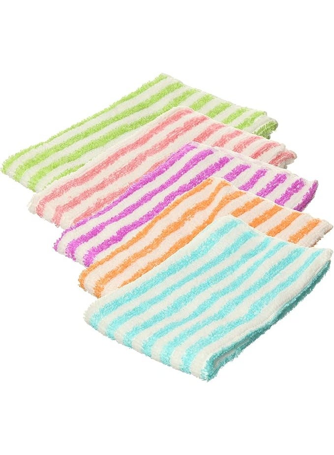 15 PCS Microfiber Kitchen Wash Polishing Cleaning Towel, Assorted Multicolour - Image 3
