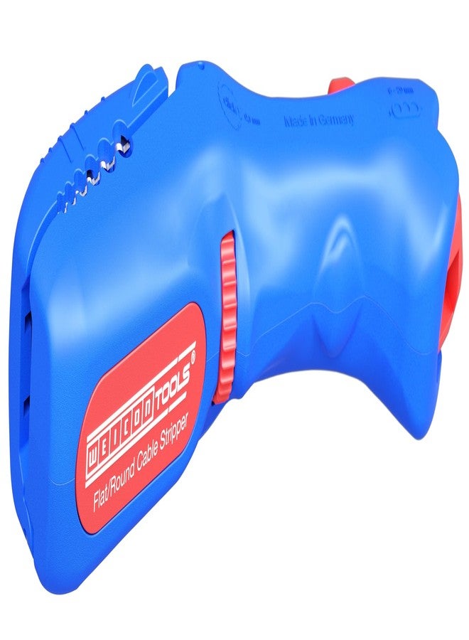 وايكون أداة تجريد الكابلات المسطحة والمستديرة من WEICON TOOLS | أداة تجريد للكابلات المسطحة حتى 18 مم والكابلات المستديرة من 6 إلى 13 مم | وظيفة التجريد - Image 1