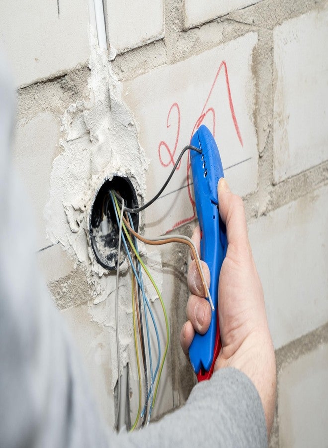 وايكون أداة تجريد الكابلات المسطحة والمستديرة من WEICON TOOLS | أداة تجريد للكابلات المسطحة حتى 18 مم والكابلات المستديرة من 6 إلى 13 مم | وظيفة التجريد - Image 5