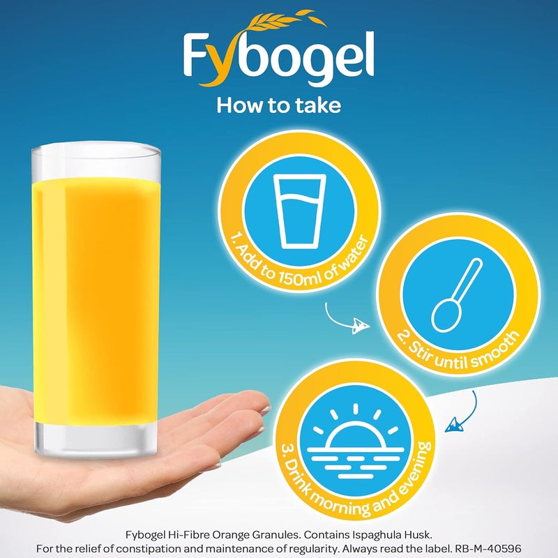 Fybogel Hi Fibre Sachets Orange Flavour 30 - Image 4