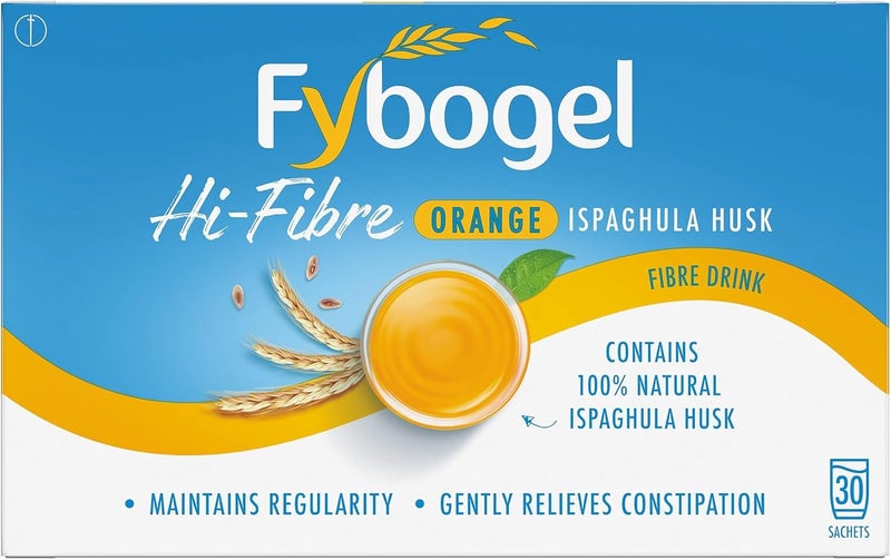 Fybogel Hi Fibre Sachets Orange Flavour 30 - Image 1
