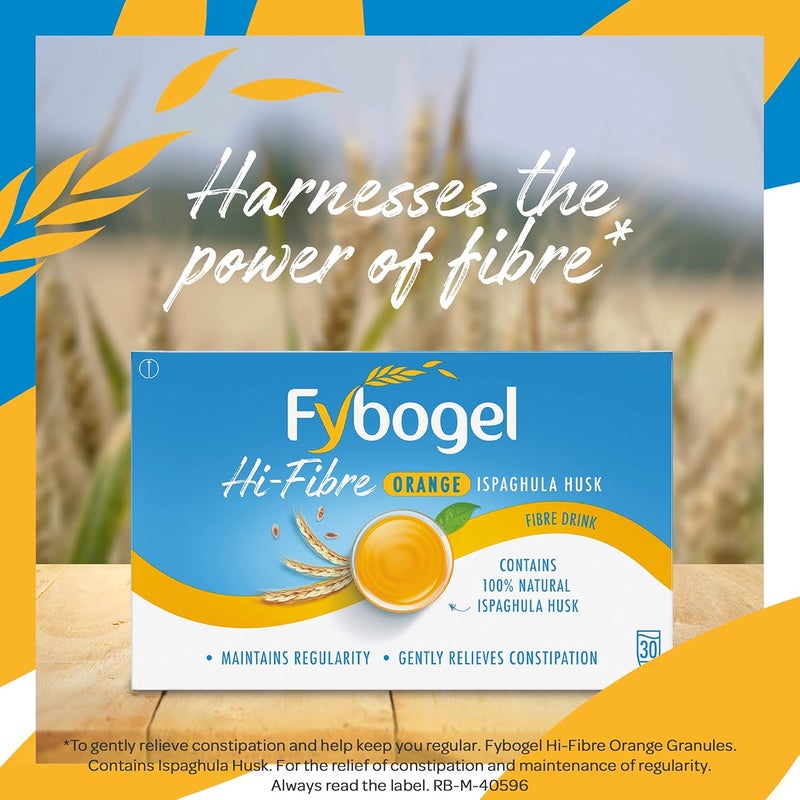 Fybogel Hi Fibre Sachets Orange Flavour 30 - Image 5