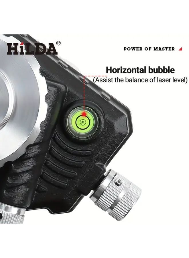 Hilda Laser Level Adapter 360 Degree Rotating Aluminum Alloy Base Tripod Connector - Image 3