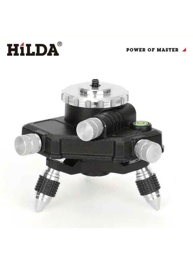 Hilda Laser Level Adapter 360 Degree Rotating Aluminum Alloy Base Tripod Connector - Image 1