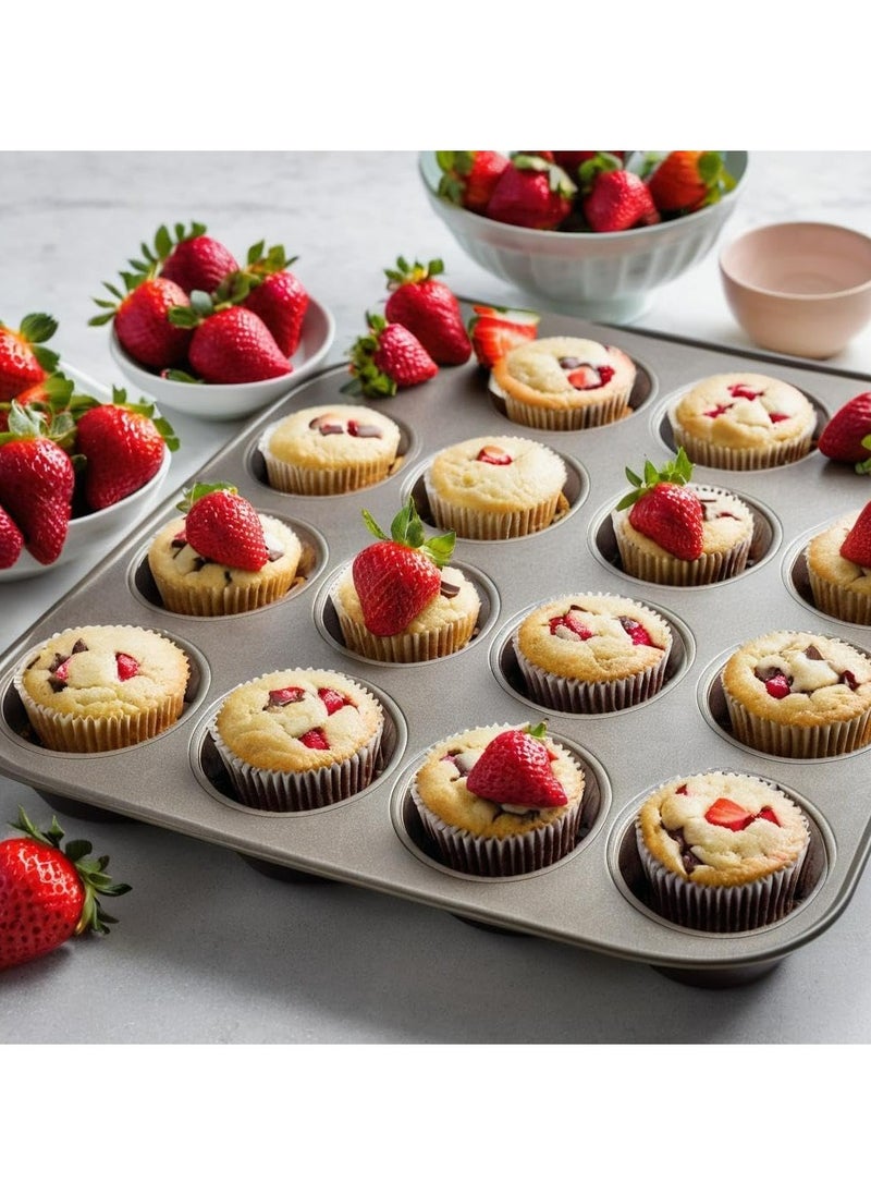 Oasisgalore 500 pcs White Cupcake Liners, Grease-Proof Paper Baking Cups, Food Grade, Odorless - Perfect for Baking & Decorating  - Image 5