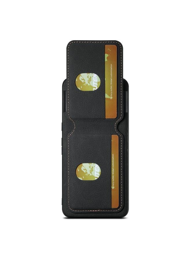 Suteni Case For Google Pixel 8 H02 Litchi Leather Card Wallet Stand Back Phone Case - Image 5