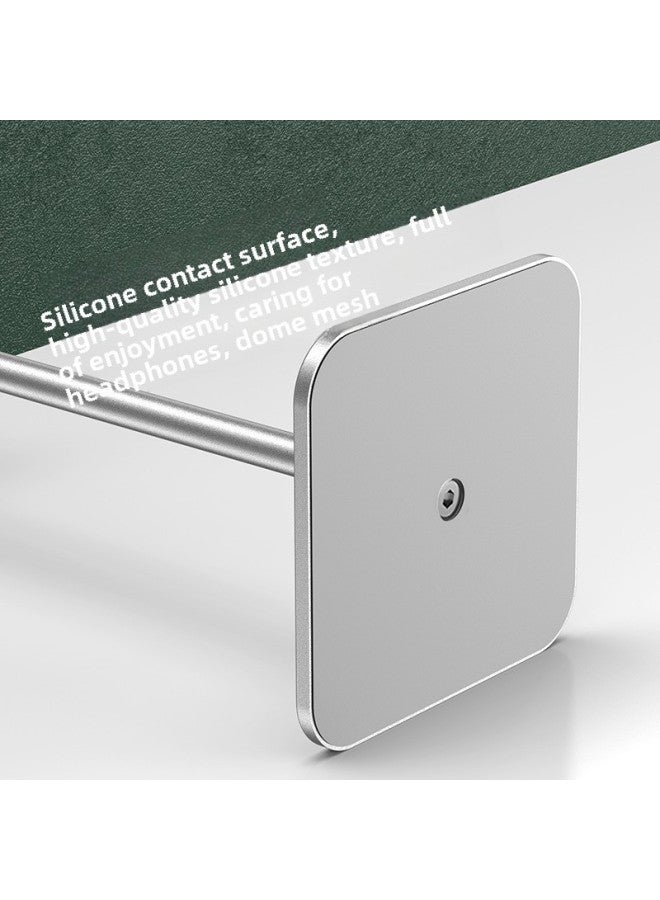 Loquat High-grade Aluminum Alloy Headset Bracket Hanger Creative Metal Headset Detachable Storage Headset Display Rack-Color:Black - Image 4