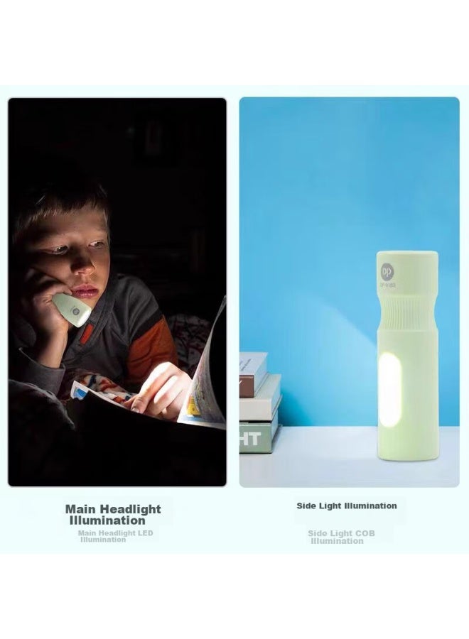 Duration power Dp Jiu Liang Flashlight, Outdoor Mini Flashlight, Rechargeable, Compact, For Home Lighting And Emergency Use, Random Color And Style - 9183 - Image 5