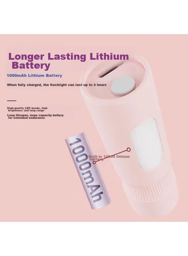 Duration power Dp Jiu Liang Flashlight, Outdoor Mini Flashlight, Rechargeable, Compact, For Home Lighting And Emergency Use, Random Color And Style - 9183 - Image 4