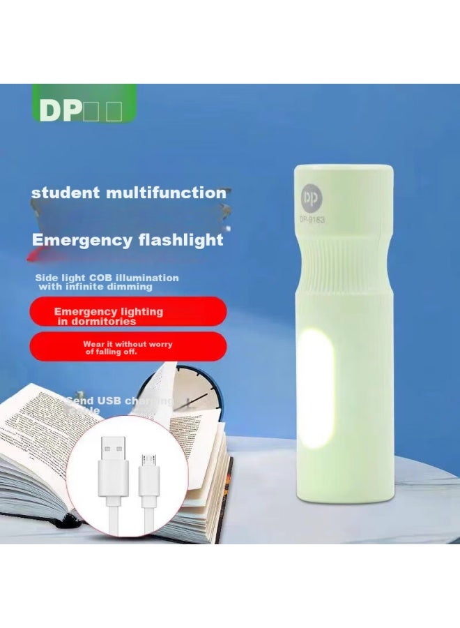 Duration power Dp Jiu Liang Flashlight, Outdoor Mini Flashlight, Rechargeable, Compact, For Home Lighting And Emergency Use, Random Color And Style - 9183 - Image 2