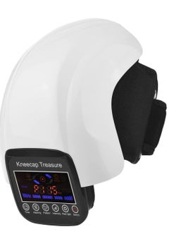 Generic Knee Massager for Joint Pain Relief Arthritis Cramps Meniscus Pain Electric Vibration Knee Brace Wrap with 3 Adjustable Heat Patterns Intensity Time Red Light White  - Image 1