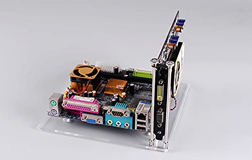 Yoqanr PC Open Frame Test Bench Mini ITX Motherboard Overlock Computer Case DIY Mod Base Transparent Acrylic Stand… - Image 2