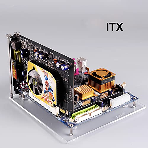 Yoqanr PC Open Frame Test Bench Mini ITX Motherboard Overlock Computer Case DIY Mod Base Transparent Acrylic Stand… - Image 4