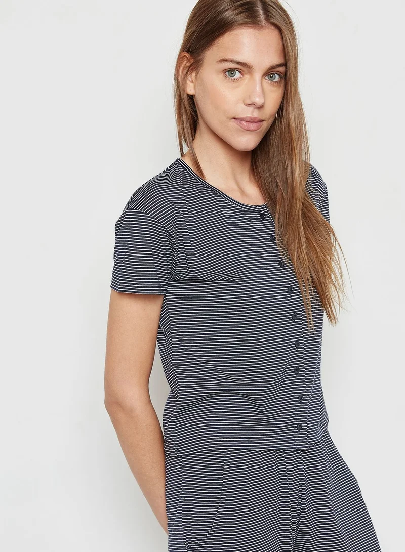 CHELSEA PEERS Striped Pyjama Set