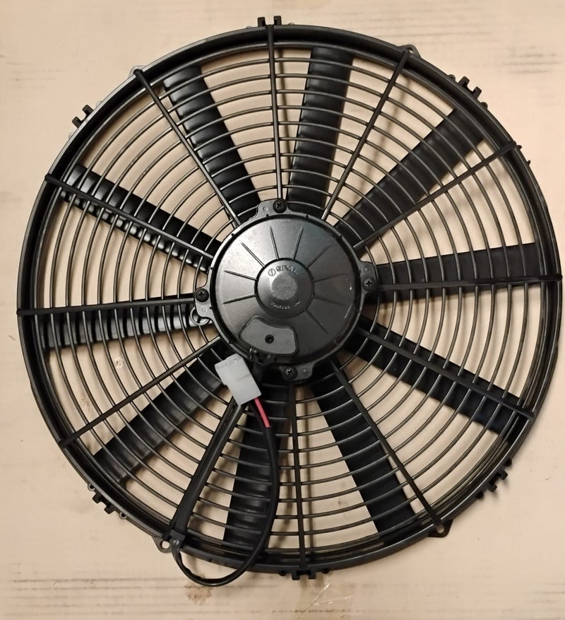 SPAL Fan 16x10 Inches Push Straight-Blade Heavy Duty 12 Volt 385MM Diameter - Image 2