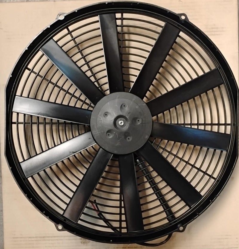 SPAL Fan 16x10 Inches Push Straight-Blade Heavy Duty 12 Volt 385MM Diameter - Image 1