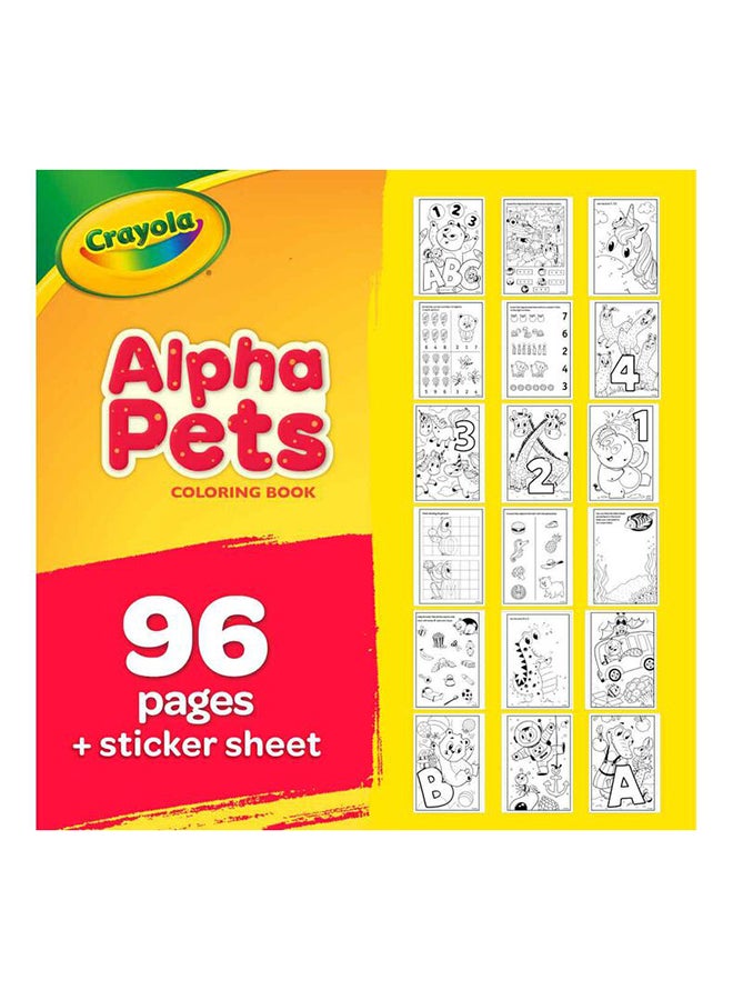 Crayola كتاب تلوين من 96 صفحة، ألفا بيتس - Image 2