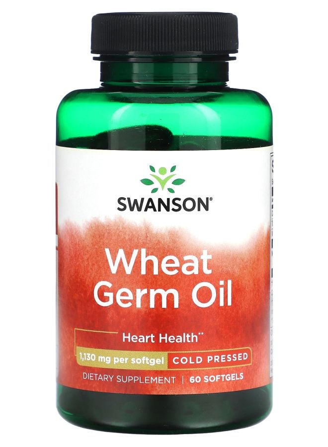 SWANSON Wheat Germ Oil 1130 mg 60 Softgels