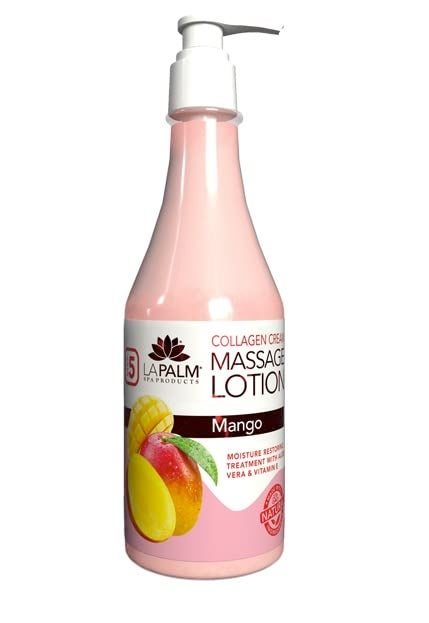 La Palm Massage Lotion INTENSE ISLAND MANGO 8oz - Image 2
