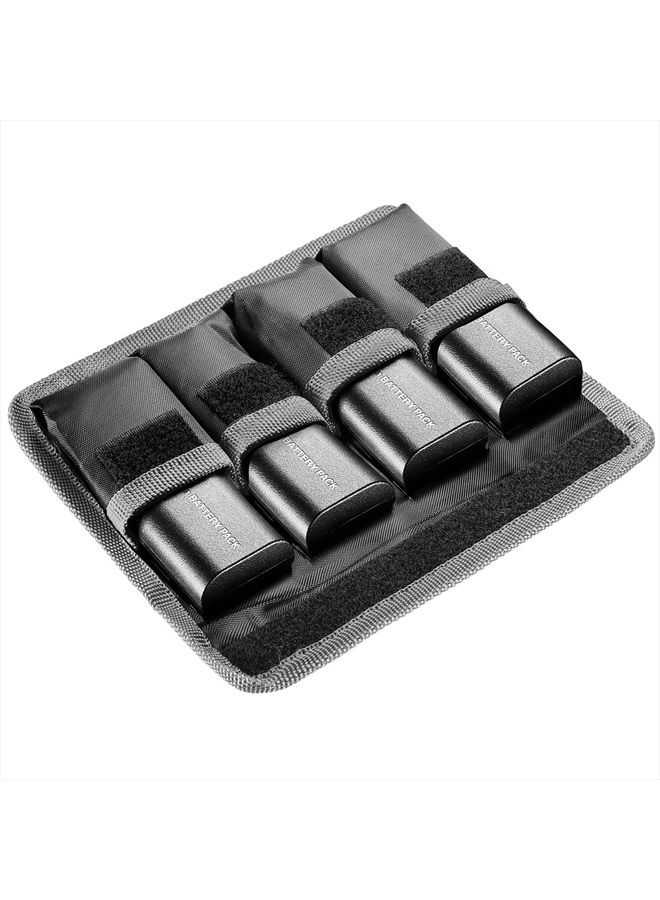 Neewer DSLR Battery Bag/Holder/Case for AA Battery and lp-e6/ lp-e8/ lp-e10/ lp-e12/ en-el14/ en-el15/ fw50/ f550 and More, Suitable for Battery of Nikon D800, Canon 5DMKIII, Sony A77 - Image 2