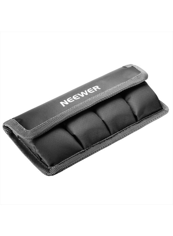 Neewer DSLR Battery Bag/Holder/Case for AA Battery and lp-e6/ lp-e8/ lp-e10/ lp-e12/ en-el14/ en-el15/ fw50/ f550 and More, Suitable for Battery of Nikon D800, Canon 5DMKIII, Sony A77 - Image 4