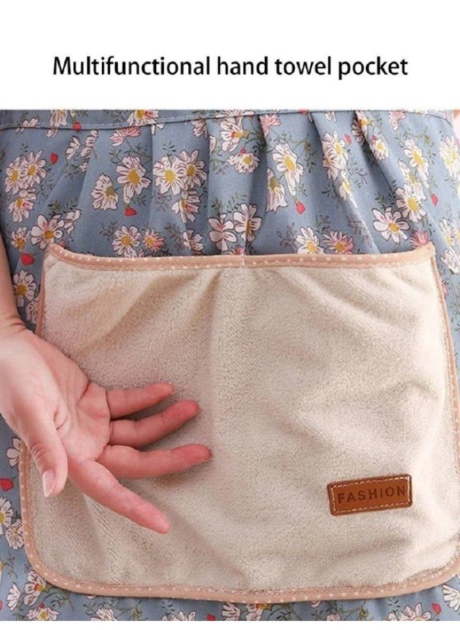 Lace apron dress shape with large pocket in the middle for tools and mobile