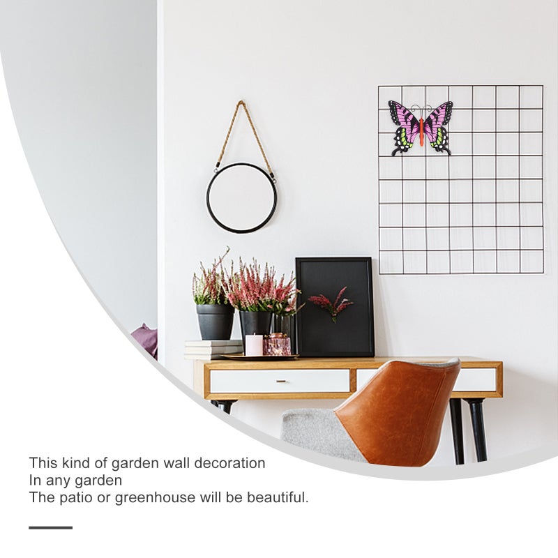 Iron Pendant 3D Butterflies Wall Hanging Decoration for Home - Image 3