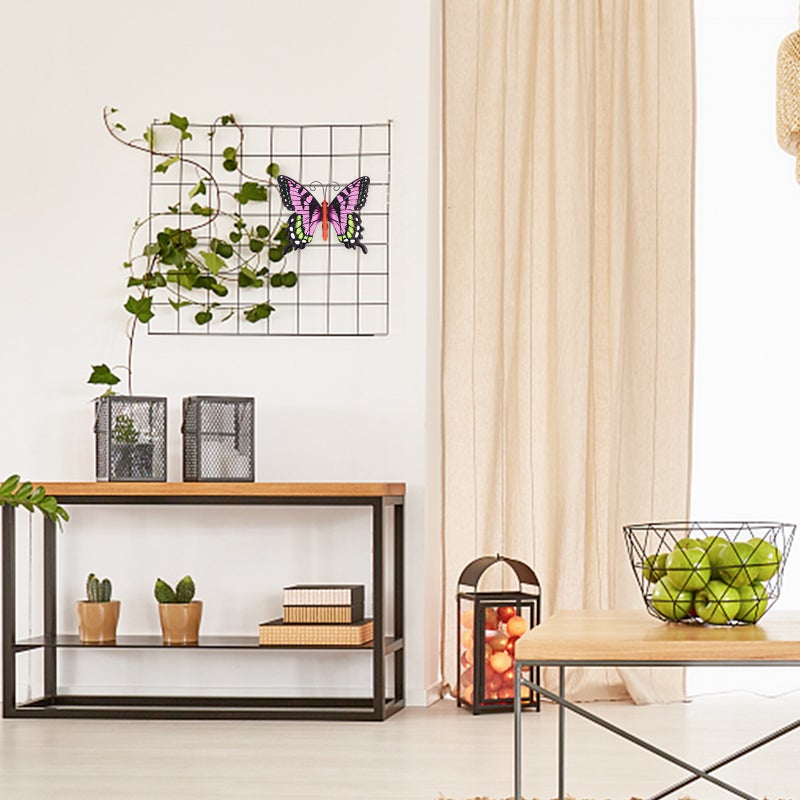 Iron Pendant 3D Butterflies Wall Hanging Decoration for Home - Image 4
