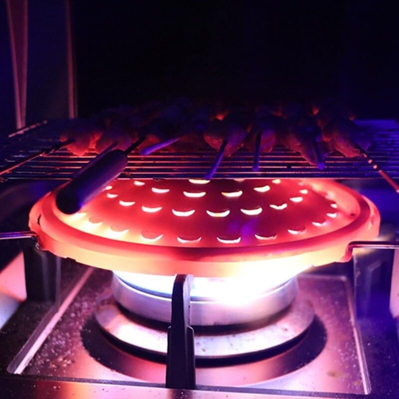 SHREESAMP شواية باربكيو قابلة للطي محمولة من الفولاذ المقاوم للصدأ، رف شواية باربكيو بدون دخان، للشواء في الداخل والخارج، والنزهات، والحدائق، والتخييم، والسفر، وحفلات الشاطئ. - Image 5