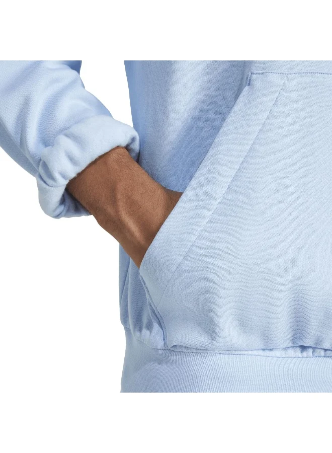 adidas سويت شيرت بغطاء رأس فليس رجالي من Essentials Feelcozy