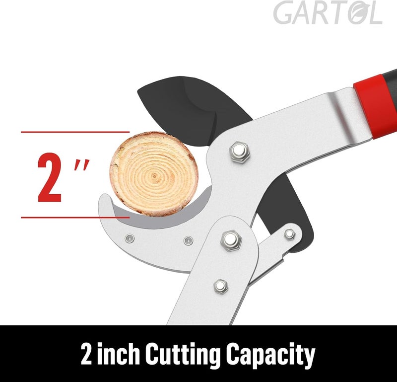GARTOL Heavy-Duty Anvil Lopper, 29" Tree Pruning Shears, with a Spare SK5 Steel Blade, Compound Action for Effortless Cutting 2″ Branch, Ergonomic Non-Slip Handles, Durable Garden Branch Cutter - Image 3