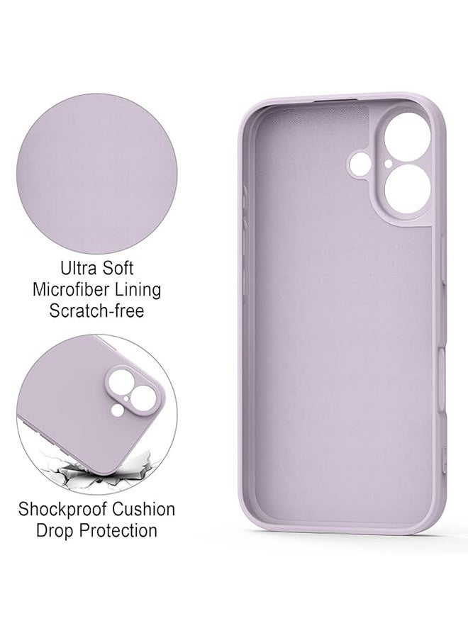 HAVEN Liquid Silicone Case for iPhone 17 6.1-Inch, Full Covered Soft Gel Rubber Phone Case, Anti-Scratch Shockproof Cover - Purple - Image 2