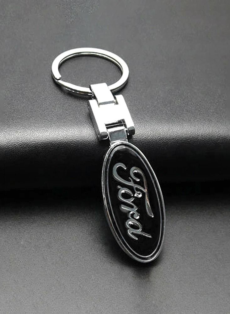 Zinc Alloy Metal 3D Logo Keychain For Ford - Image 1