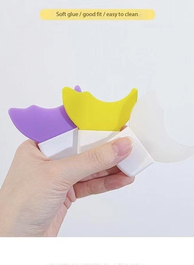 Eyeliner Stencils, Silicone Eyeliner Aid Tool Eyeliner Guide Tool Mascara Shield Applicator Eye Makeup Stencils for Eyeliner EyelashesEyeshado White - Image 4