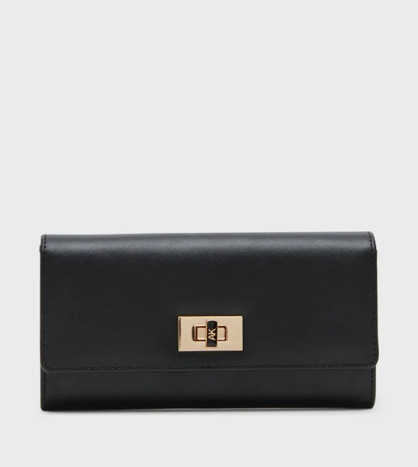 ان كلاين Anne Klein Monogram Detail Long Wallet