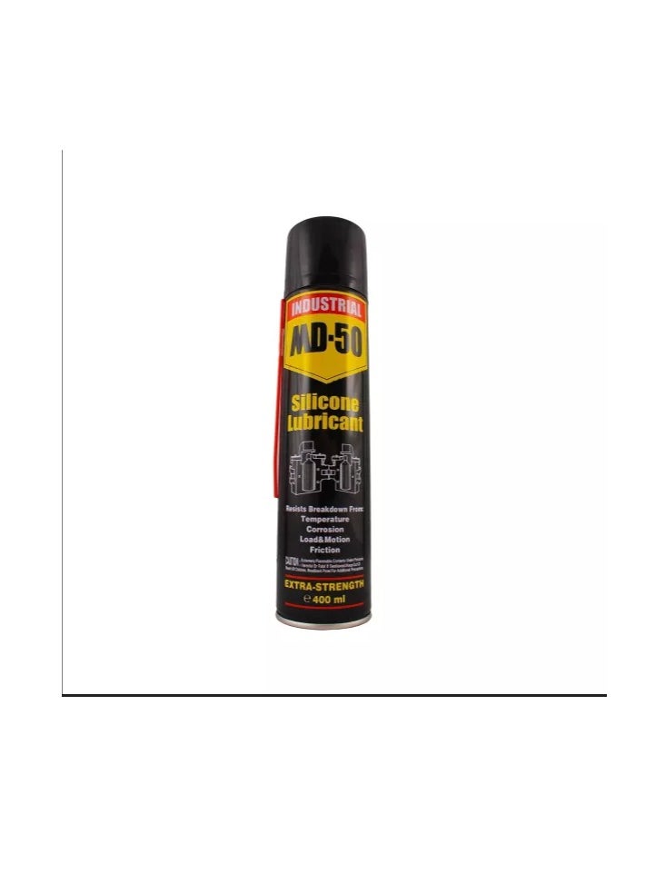 MD-50 Silicone Lubricant MD-50 Spray Oil Silicon For tredmill - 6 PC * 400 ml  - Image 3