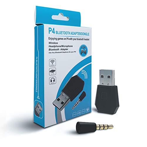 RALAN Bluetooth Dongle Adapter for PS4, Wireless Mini Microphone USB 4.0 Audio Adapter Receiver Compatible with PS4 PlayStation Support A2DP HFP HSP - Image 1