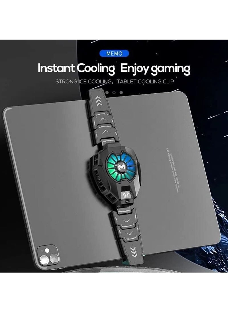 Generic Tablet Cooler DL05 iPad Radiator Semiconductor Gaming Cooling Fan with RGB light  - Image 5
