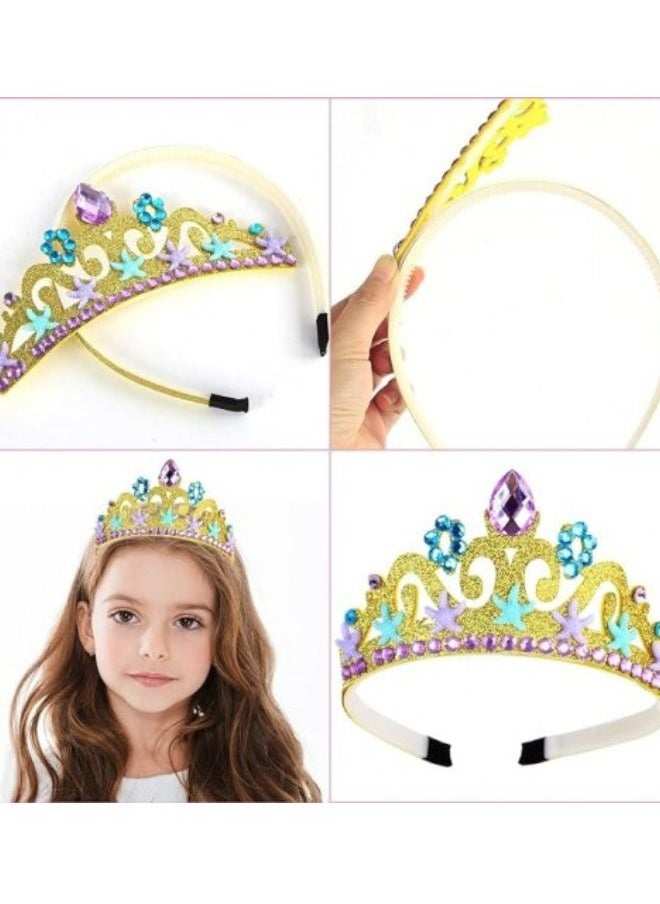 DecoLoral DECOR ME - Party dress up Tutu skirt wings with crown hairband and Fairy - Image 1