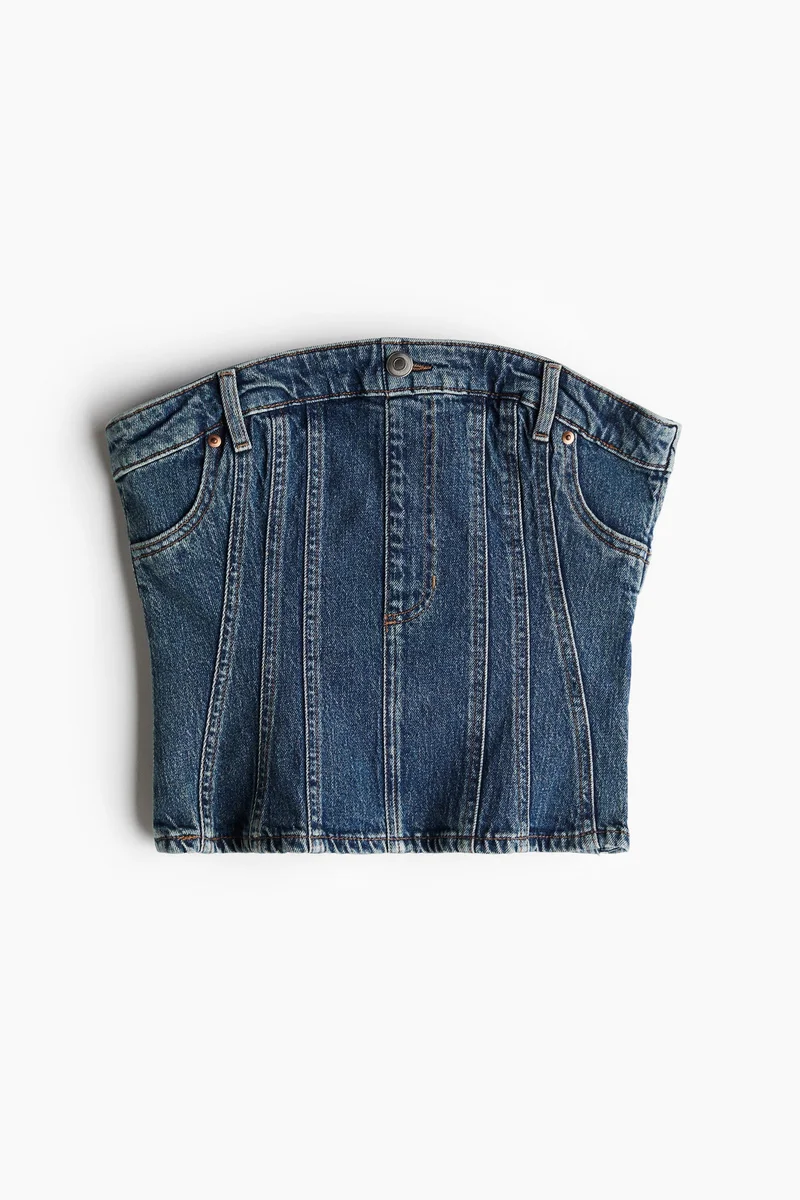 H&M Denim bustier