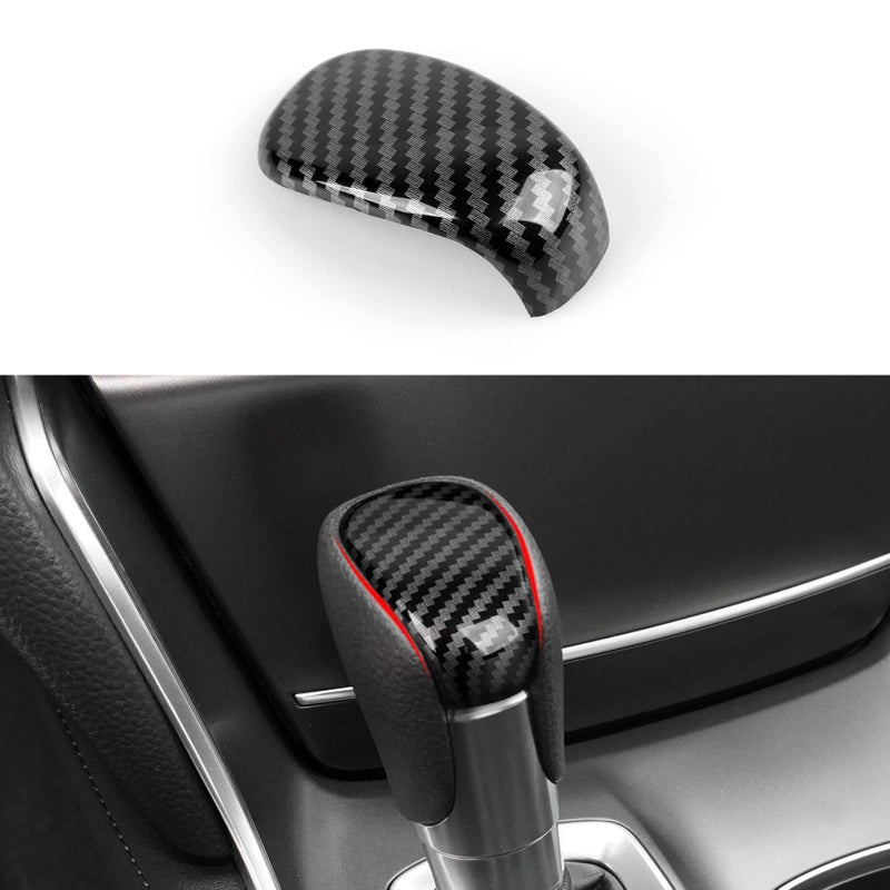 BRMYL Car Gear Shift Konb Cover Decals for Honda Accord 2018 2019 2020 2021 2022 2023 2024 10th 11th Gen Accessories ABS Carbon Fiber Stickers