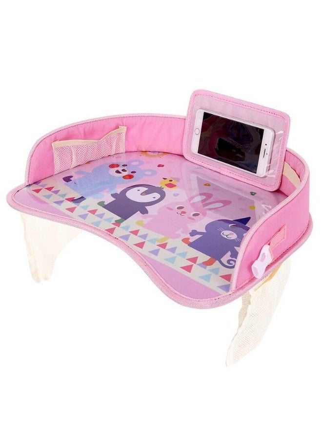 MostNow Kids Travel Tray for Toddler Car Seat, Kid Activity Desk for Air Travel,Car Trays for Kids Roadtrip Essentials,Carseat Table Tray for Kids Road Trip Activities - Image 1